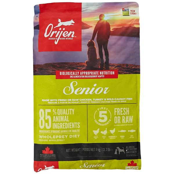 Fodder Orijen Senior Chicken Turkey Fish 6 Kg