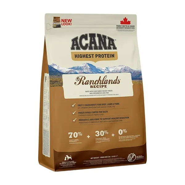 Fodder Acana Ranchlands Veal Lamb Pig 2 Kg
