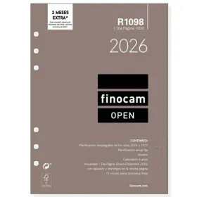 Diary Refill Finocam OPEN R1098 2026 15,5 x 21,5 cm