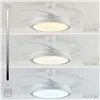 Ceiling Fan with RGB LED Light, 4 Retractable Blades and Remote Control InnovaGoods