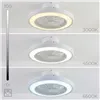 Ceiling Fan with RGB LED Light, Hidden Blades and Remote Control Nexory InnovaGoods