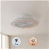 Ceiling Fan with RGB LED Light, Hidden Blades and Remote Control Nexory InnovaGoods