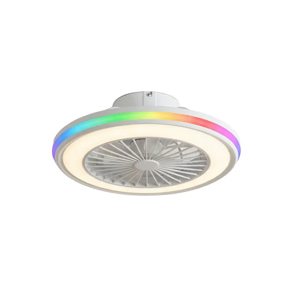Ceiling Fan with RGB LED Light, Hidden Blades and Remote Control Nexory InnovaGoods