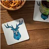 Customisable Coaster for Cutting Plotter Cricut Aluminium White (4 Units)