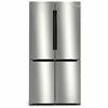 American fridge BOSCH KFN96VPEA Black Silver Steel (183 x 91 cm)
