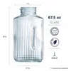 Glass Bottle Luminarc Quadro Transparent Glass 2 L