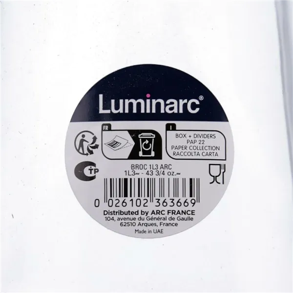 Jug Luminarc 36341 Transparent Glass (50 cl)