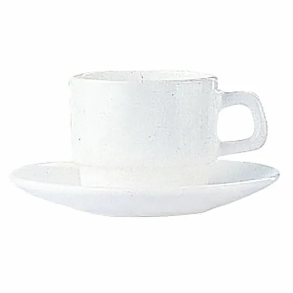 Set of Mugs Arcoroc Restaurant White 250 ml 6 Pieces