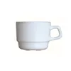 Set of Mugs Arcoroc Restaurant White Glass 190 ml Infusion 12 Units