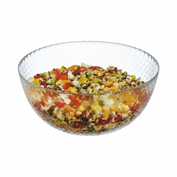 Salad Bowl Luminarc Pampille Transparent Glass (Ø 24 cm)