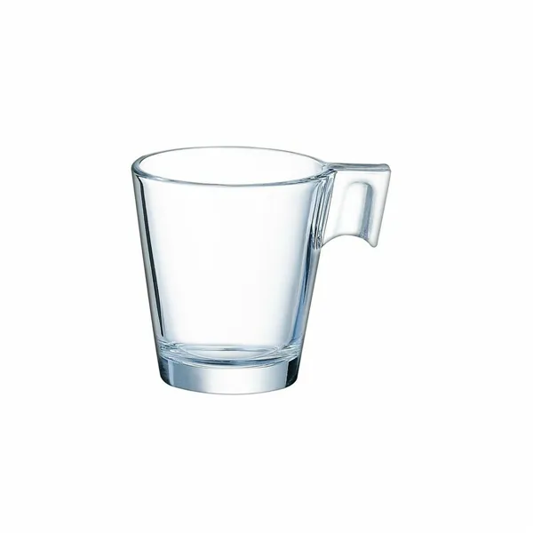 Piece Coffee Cup Set Arcoroc ARC C1360 Transparent Glass 80 ml (12 Units)