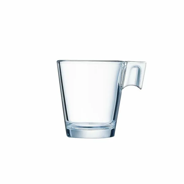 Piece Coffee Cup Set Arcoroc ARC C1360 Transparent Glass 80 ml (12 Units)