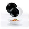 Tableware Luminarc 1900 White/Black Glass 18 Pieces