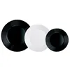 Tableware Luminarc 1900 White/Black Glass 18 Pieces