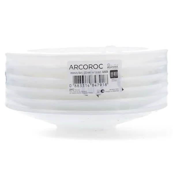 Plate set Arcoroc Arcadie Coffee 6 Units Glass (11,2 cm)