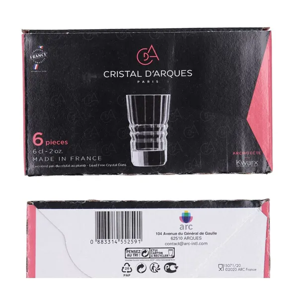 Set of glasses Cristal d’Arques Paris 7501614 Transparent Glass 360 ml 6 Pieces
