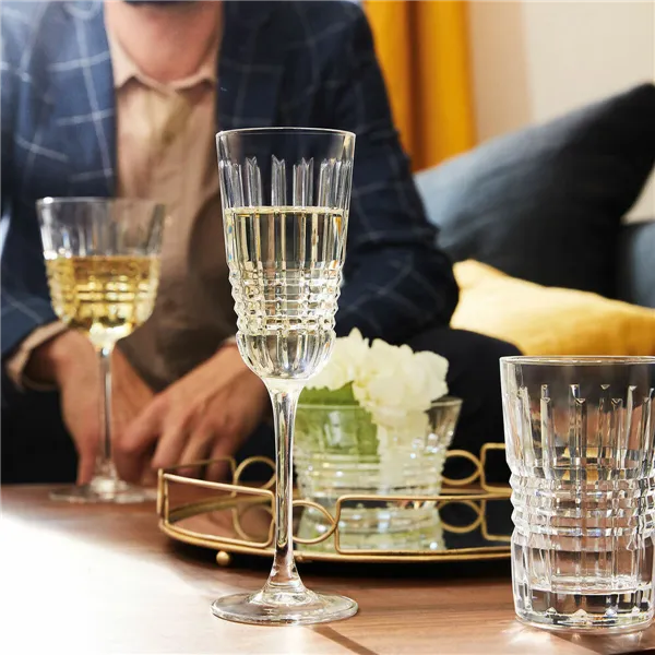 Champagne glass CDA Rendez-vous Transparent Glass 170 ml Champagne (6 Units)