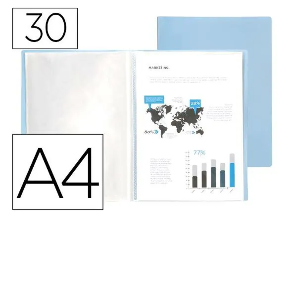 Aplankas Liderpapel EC76 Mėlyna A4