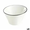 Snack Bowl Arcoroc Appetizer Filet Bl Bicoloured Ceramic 9,5 cm Aperitif (6 Units)