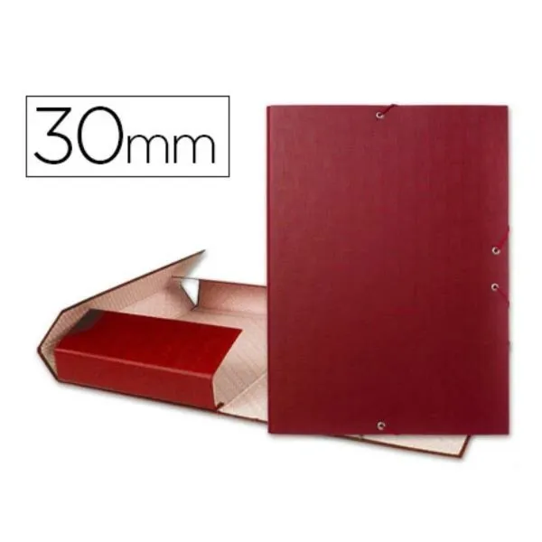 Mape Liderpapel PY34 A4 Sarkans