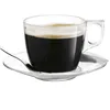 Plate set Arcoroc Aroma Glass 14 cm Coffee 6 Pieces