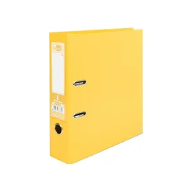 Ring binder Liderpapel AZ23 Yellow A4 (1 Unit)
