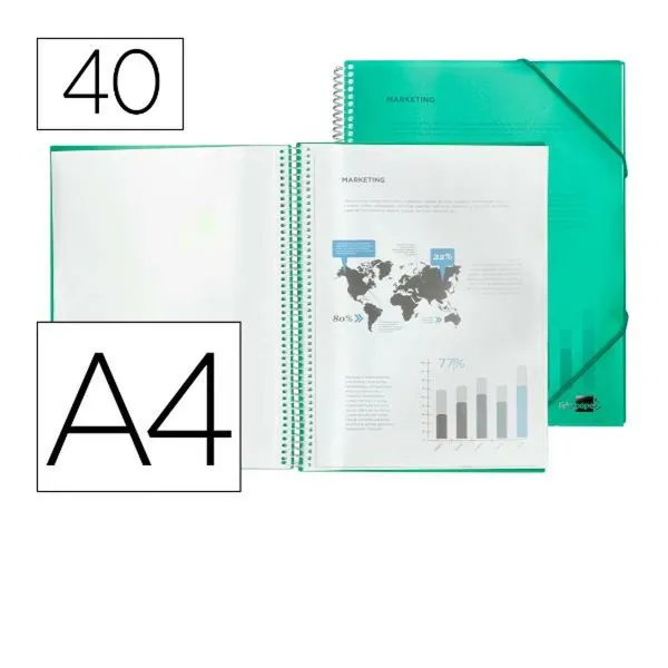 Mape Liderpapel EC15 A4 Zaļš
