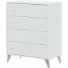 Kummut Valge 95 x 77,5 x 40 cm