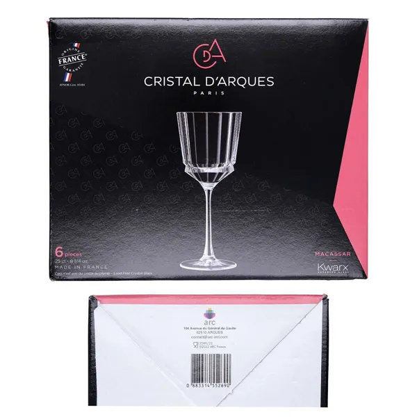 Wine glass set CDA Rendez-vous Transparent Glass 350 ml 6 Pieces