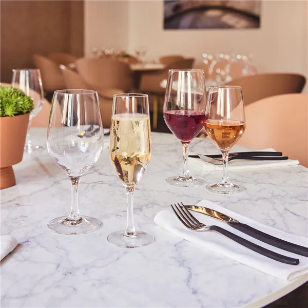 Wine glass set Chef & Sommelier Evidence Transparent Glass 270 ml Wine 6 Units
