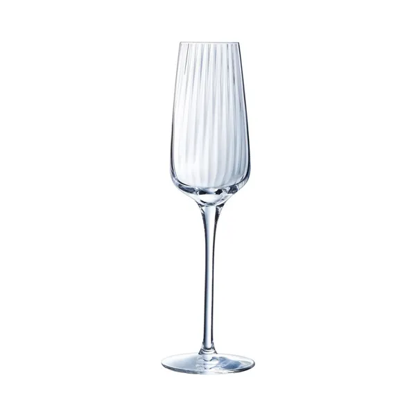 Champagne glass Chef & Sommelier Symetrie Transparent Glass 210 ml Champagne 6 Units