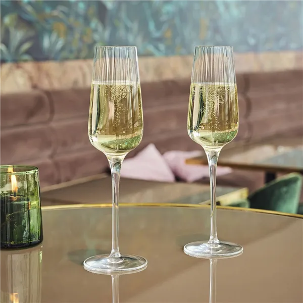 Champagne glass Chef & Sommelier Symetrie Transparent Glass 210 ml Champagne 6 Units