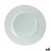 Flat plate Bormioli Rocco Toledo Glass 25 cm (6 Units)