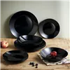 Tableware Luminarc Zelie Black Glass 18 Pieces