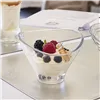 Ice Cream and Milk Shake Glass Arcoroc Jazzed Transparent Glass