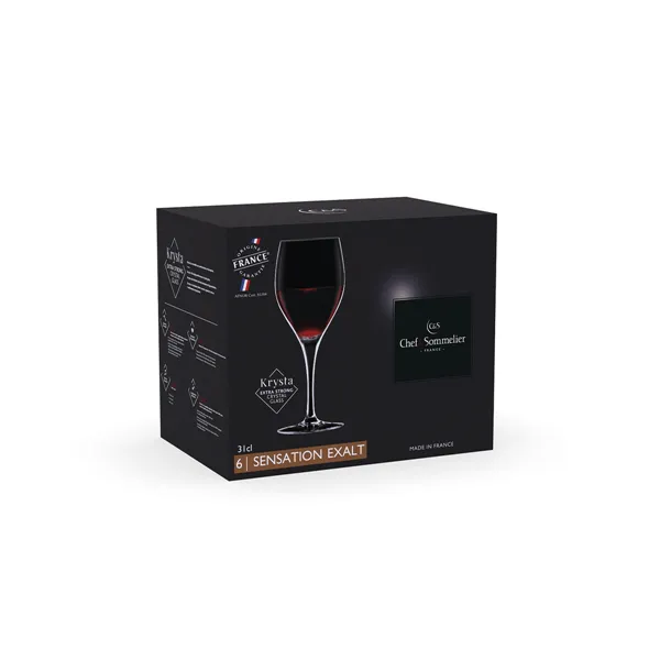 Set of cups Chef&Sommelier Sensation Exalt Ec Transparent Glass 310 ml (6 Units)