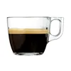 Set of Mugs with Saucers Arcoroc Voluto Transparent Glass 220 ml (6 Units)