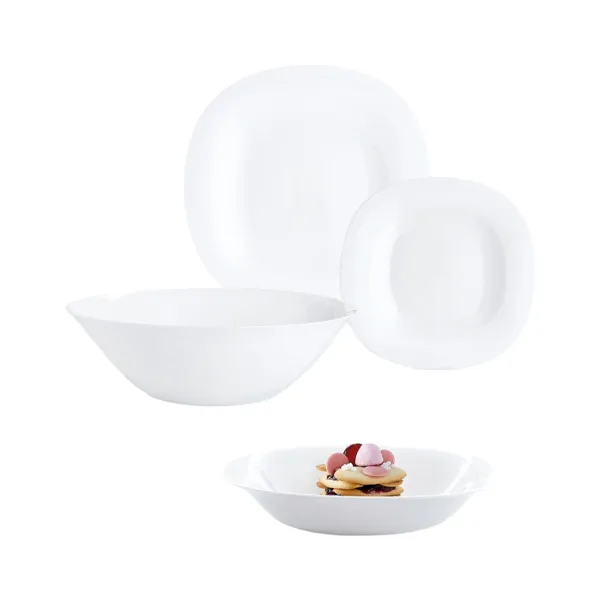 Tableware Luminarc Carine Blanco White Glass 19 Pieces