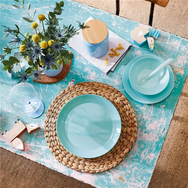 Tableware Luminarc Diwali Turquesa Turquoise Glass 18 Pieces