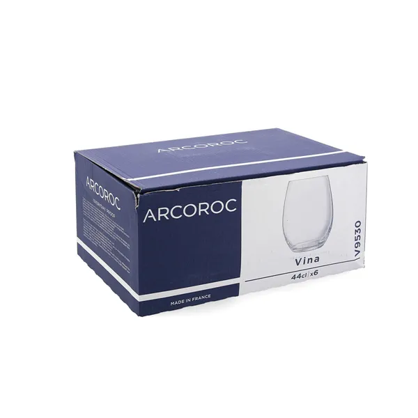 Glass for water Arcoroc Vina Transparent Glass 440 ml (6 Units)