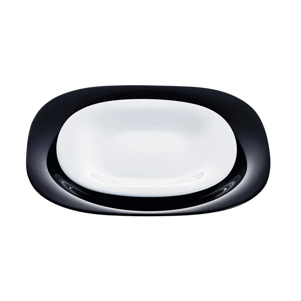 Tableware Luminarc Carine N&b White Black Glass 19 Pieces