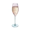 Champagne glass Cristal d’Arques Paris Swirly Spring Pink Glass 210 ml (4 Units)