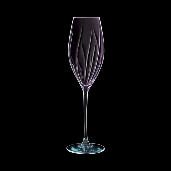 Champagne glass Cristal d’Arques Paris Swirly Spring Pink Glass 210 ml (4 Units)