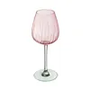 Wine glass Cristal d’Arques Paris Swirly Spring Pink Glass 470 ml (4 Units)