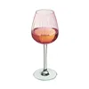 Wine glass Cristal d’Arques Paris Swirly Spring Pink Glass 470 ml (4 Units)