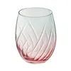 Glass for water Cristal d’Arques Paris Swirly Spring Pink Glass 360 ml (4 Units)