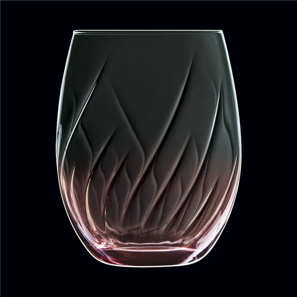 Glass for water Cristal d’Arques Paris Swirly Spring Pink Glass 360 ml (4 Units)