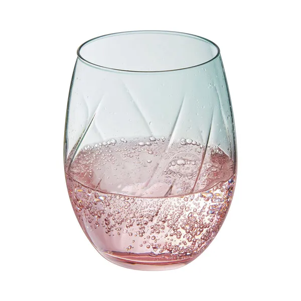 Glass for water Cristal d’Arques Paris Swirly Spring Pink Glass 360 ml (4 Units)