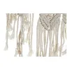 Wall mirror DKD Home Decor White Boho Macrame 75 x 2 x 75 cm