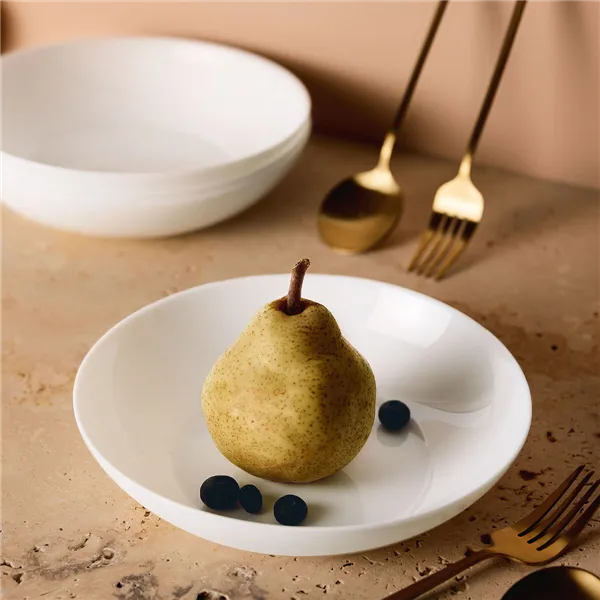 Tableware Luminarc Apy White Glass 18 Pieces